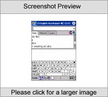 LingvoSoft Dictionary English <-> Azerbaijani for Pocket PC Screenshot